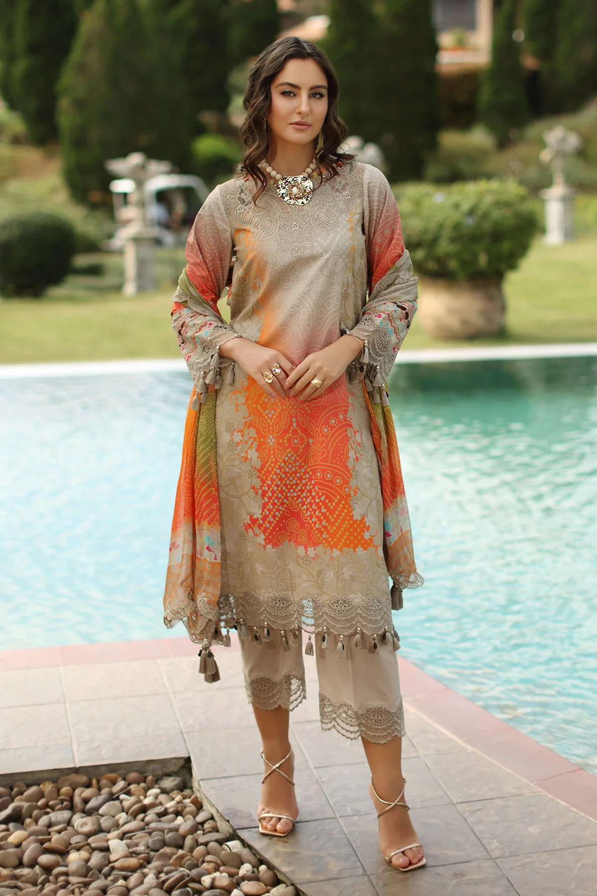 CHARIZMA Embroidered lawn Collection, 26, CH6-13 - Image 4