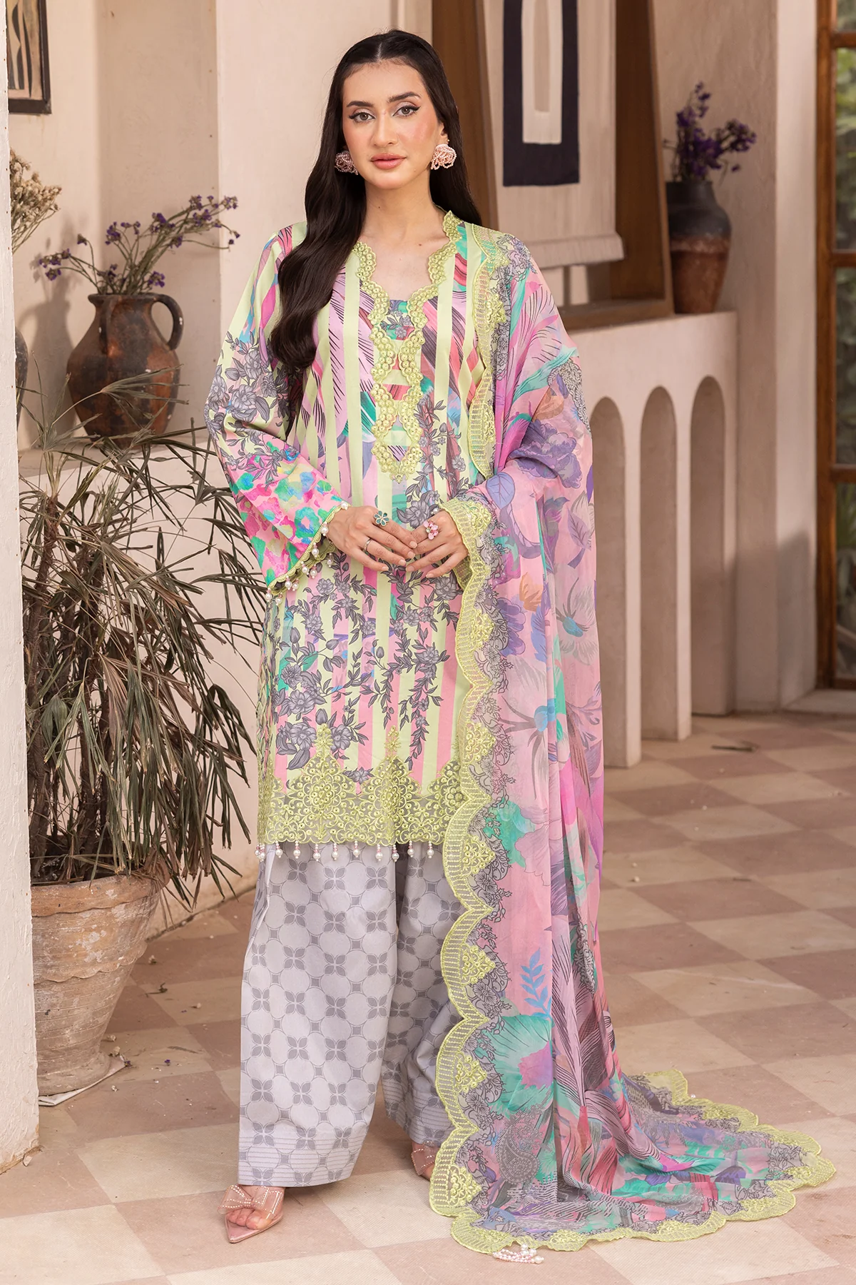 CHARIZMA Embroidered Lawn,26, CH6-16