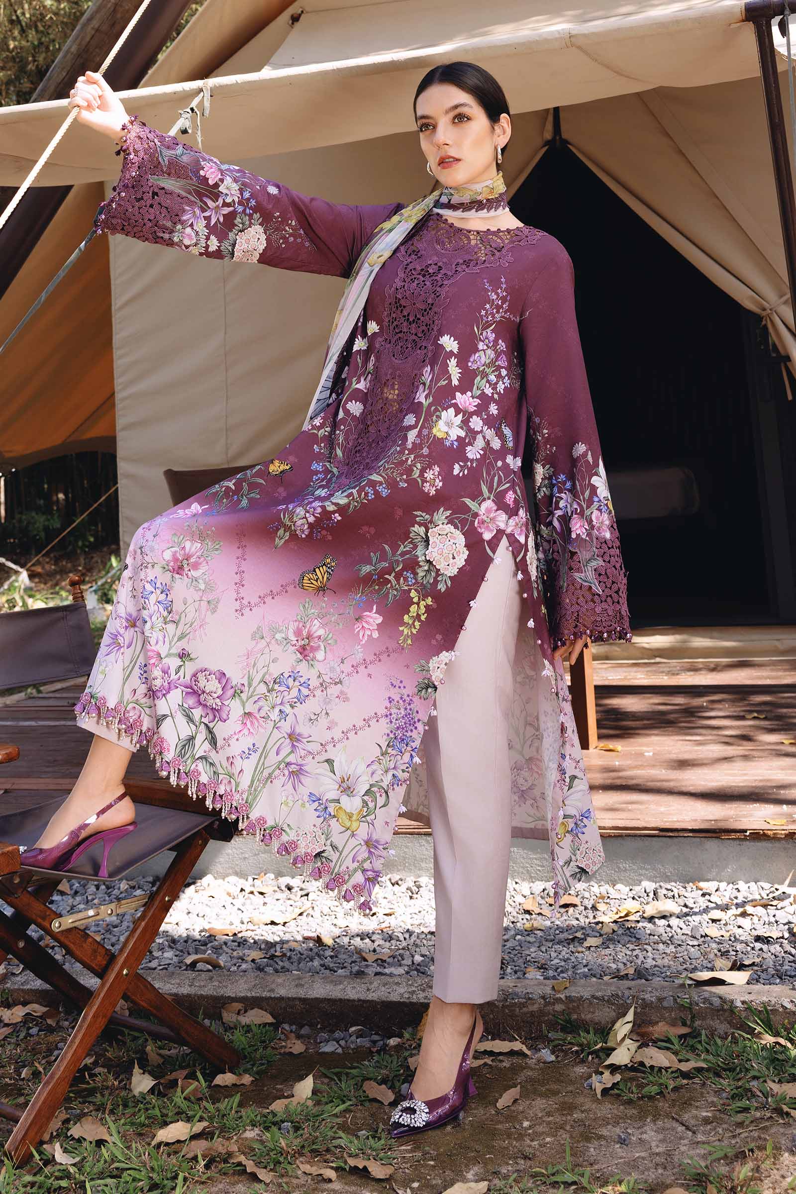 MARIA.B Embroidered Lawn Collection,26, MPT-2909-B - Image 4