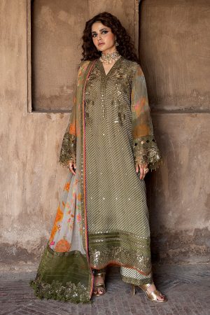 CHARIZMA  Embroidered Chiffon Collection,26   VSLW6-05