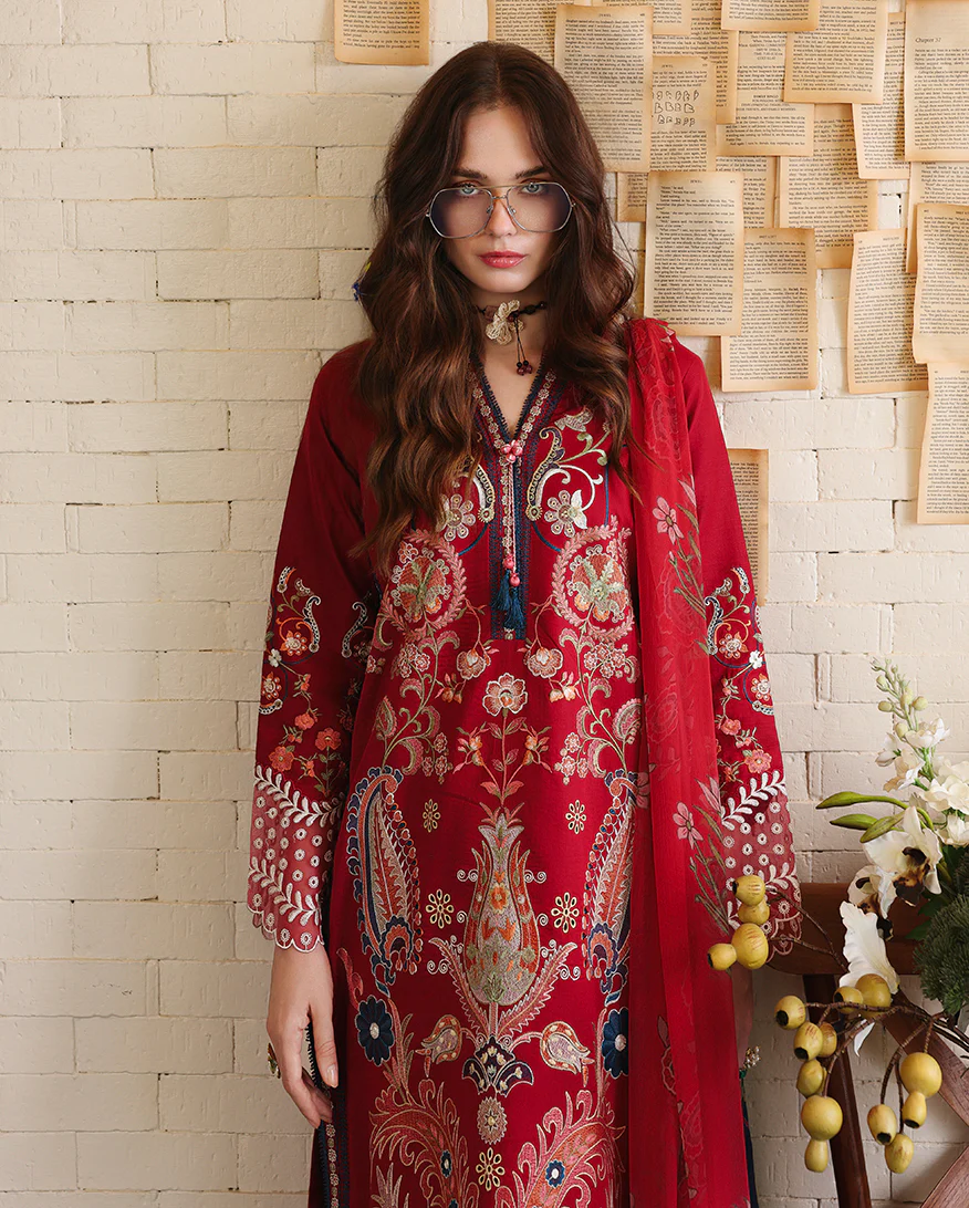MUSHQ Embroidered Lawn Collection,26 Luma Bloom - Image 2