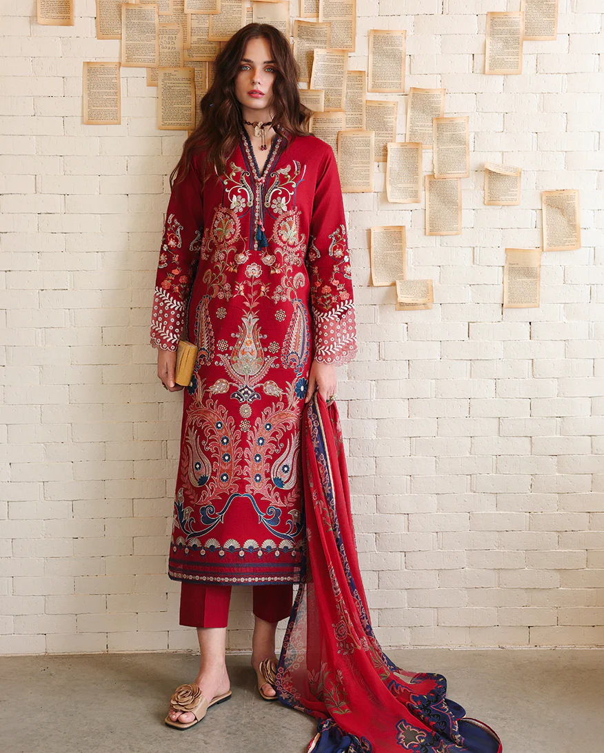 MUSHQ Embroidered Lawn Collection,26 Luma Bloom