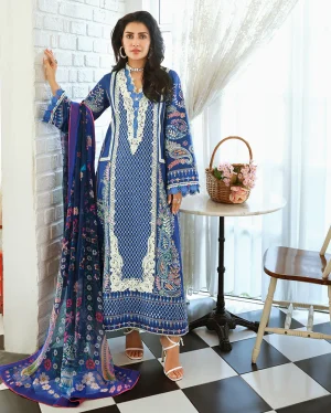 MUSHQ AMOI Luxury Lawn,26 Moonlit Dreams