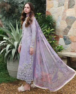MUSHQ Embroiderd Lawn Collection,26 Velvet Ivy