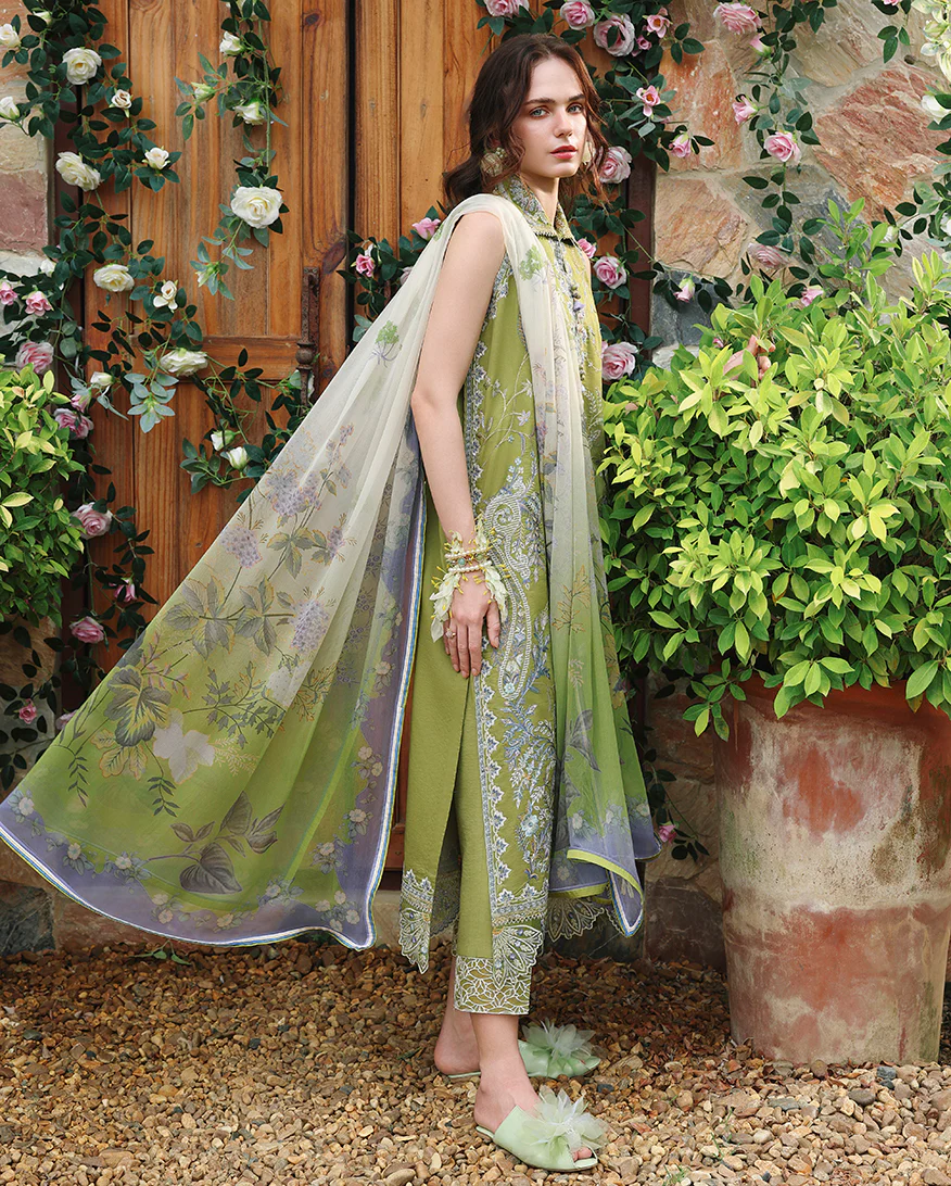 MUSHQ Embroidered Lawn Collection,26 Whispering Ivy - Image 3