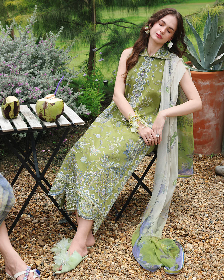 MUSHQ Embroidered Lawn Collection,26 Whispering Ivy