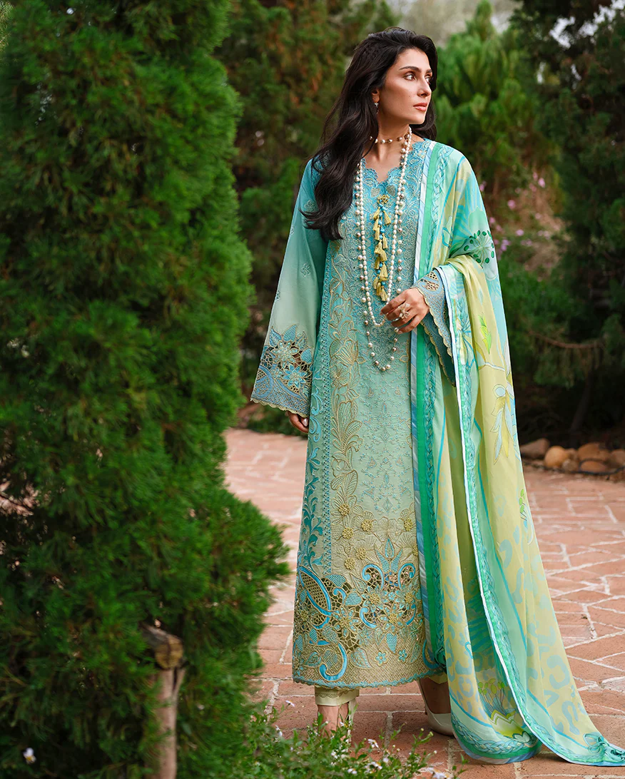 MUSHQ AMOI Luxury Lawn ,26, Whispering Winds