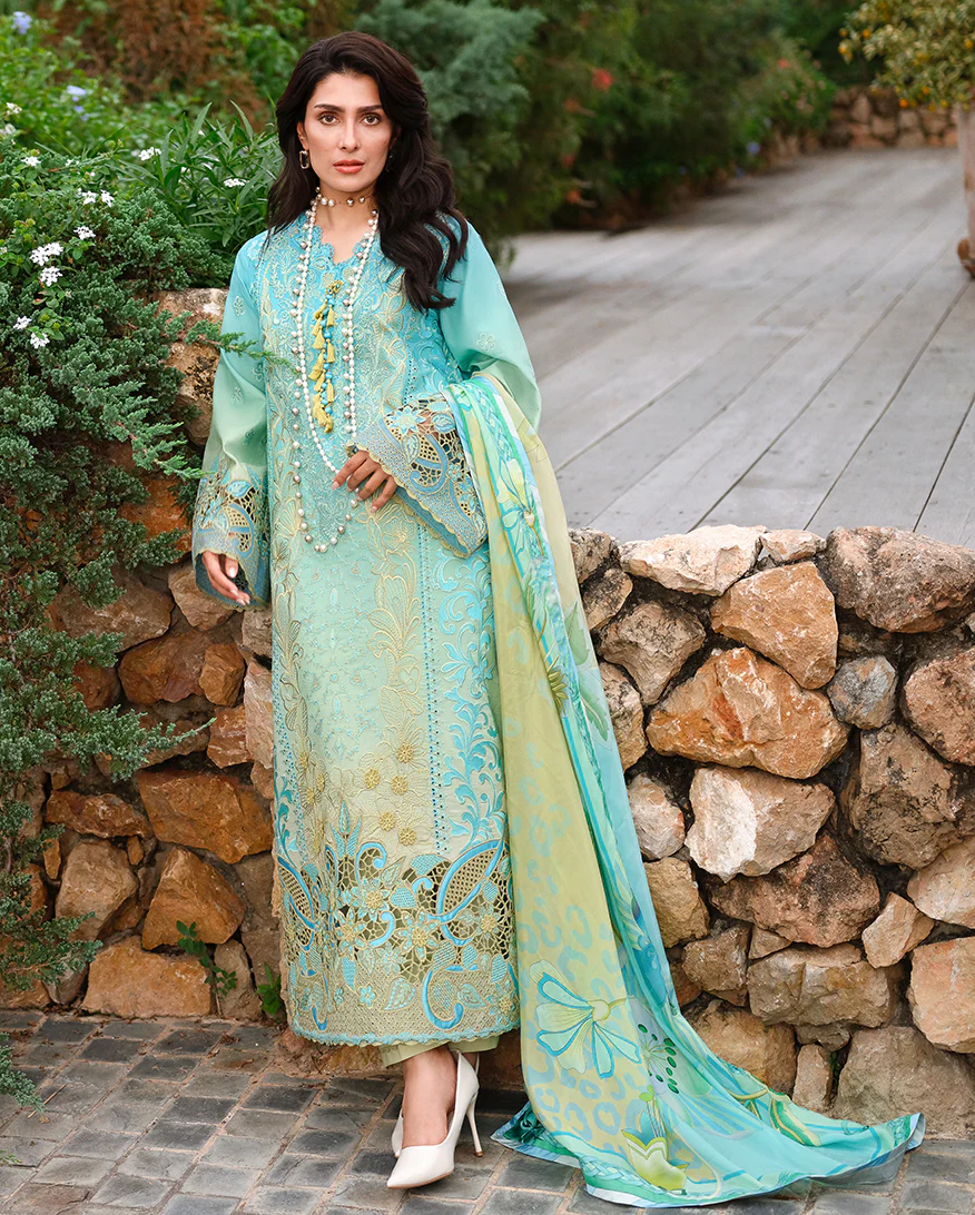 MUSHQ AMOI Luxury Lawn ,26, Whispering Winds - Image 4