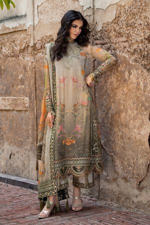 CHARIZMA  Embroidered Chiffon Collection,26  VSLW6-07