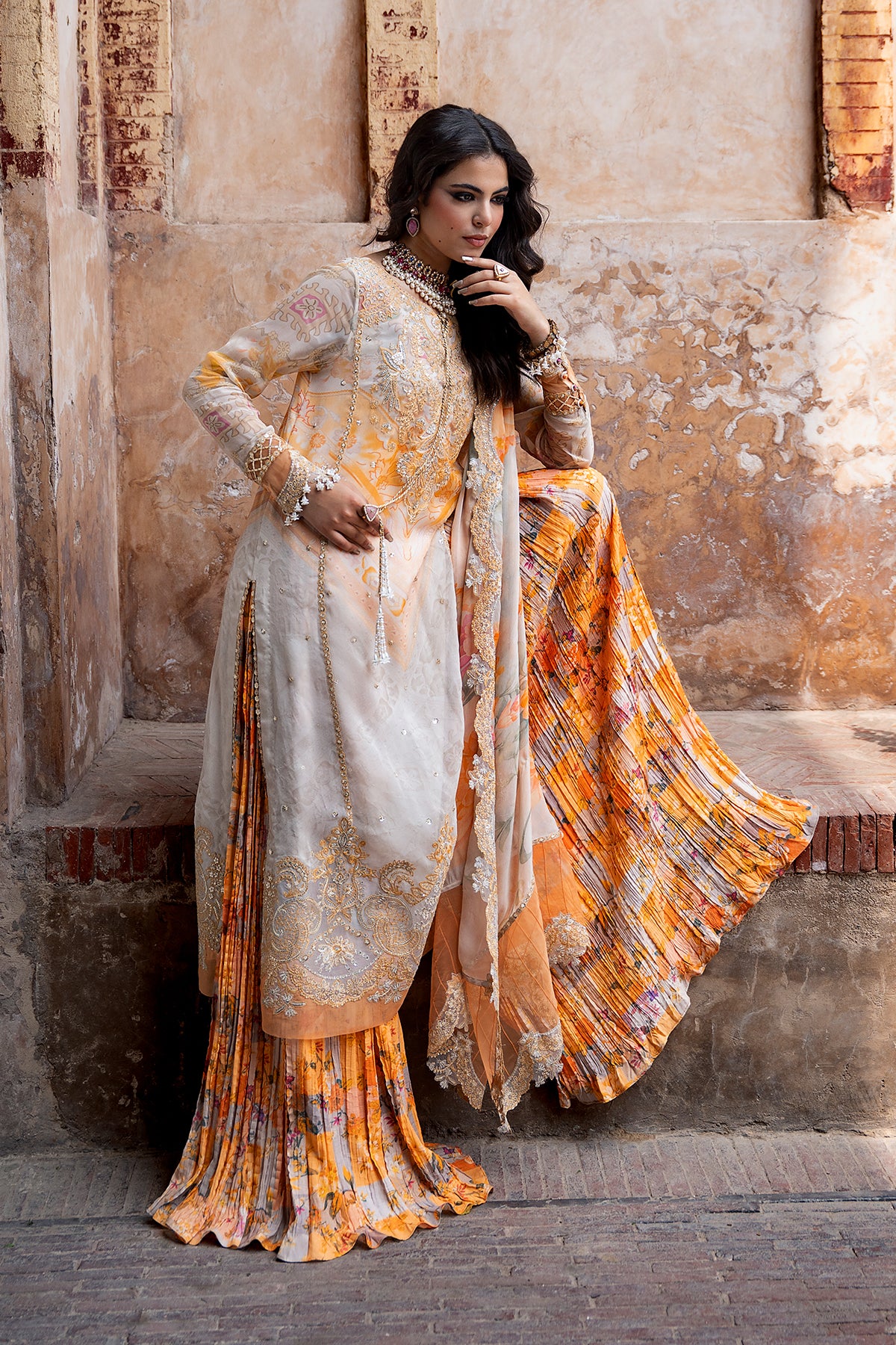 CHARIZMA Embroidered Chiffon Collection,26 VSLW6-06 - Image 3
