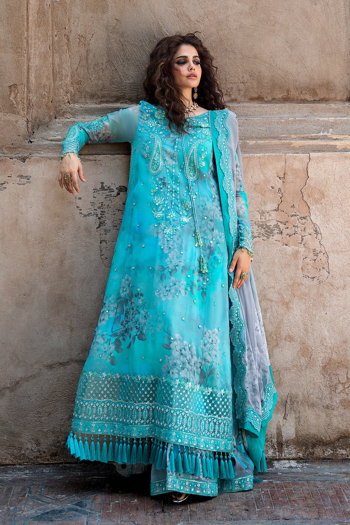 CHARIZMA Embroidered Chiffon Collection,26 VSLW6-08
