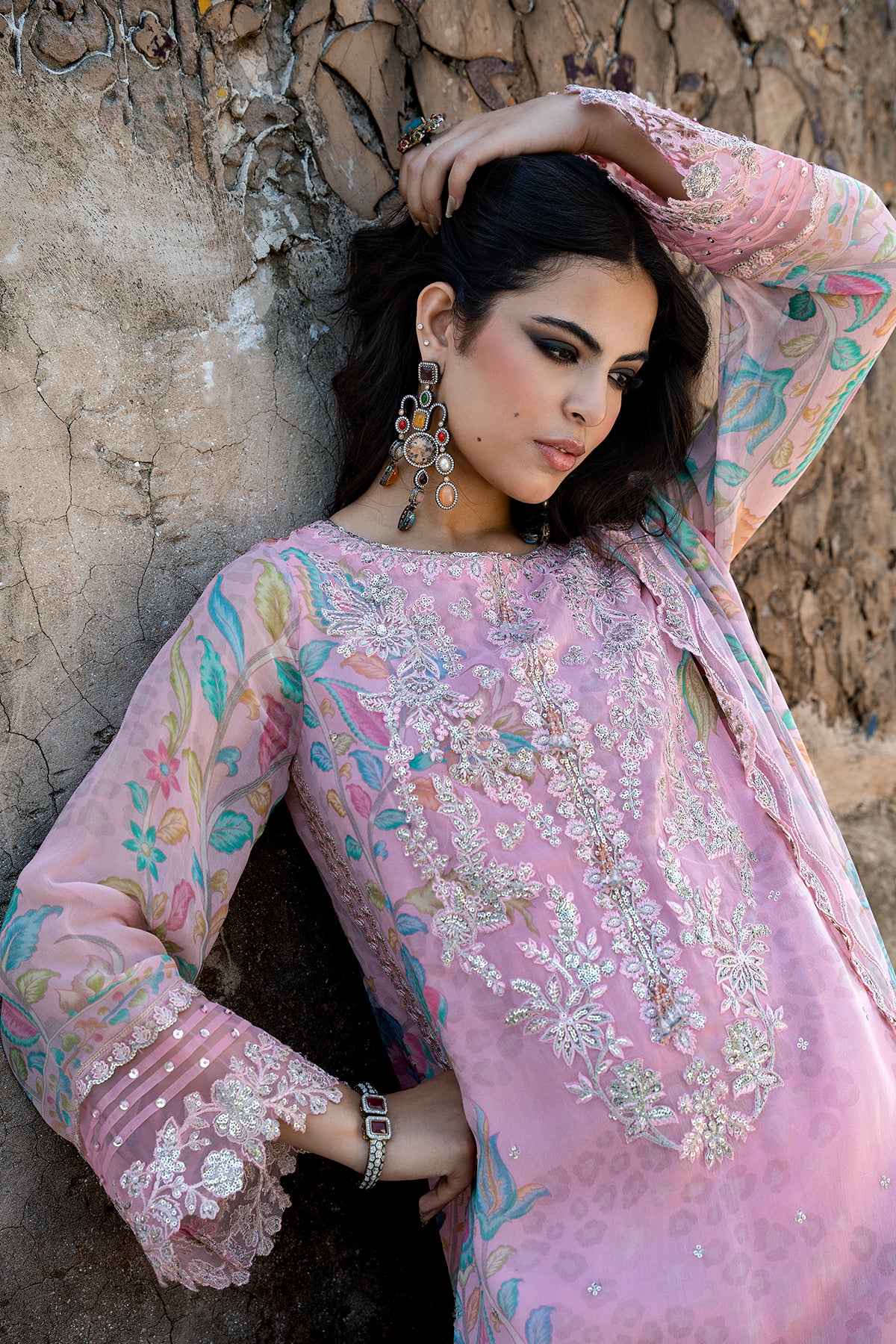 CHARIZMA Embroidered Chiffon Collection,26 VSLW6-01 - Image 3