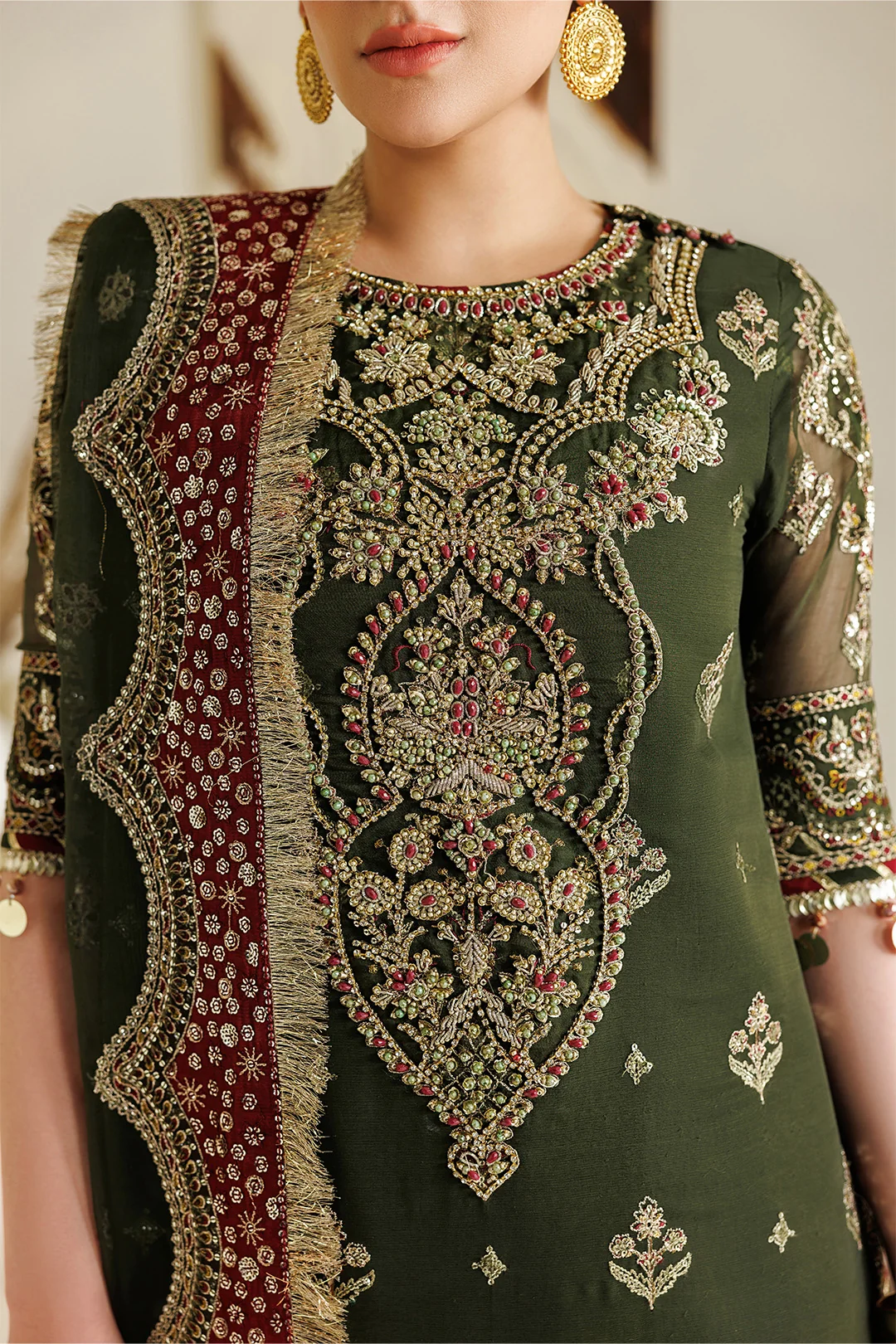 ALIZEH embroidered Collection,26 AF-BHM-4075-Hyan - Image 3