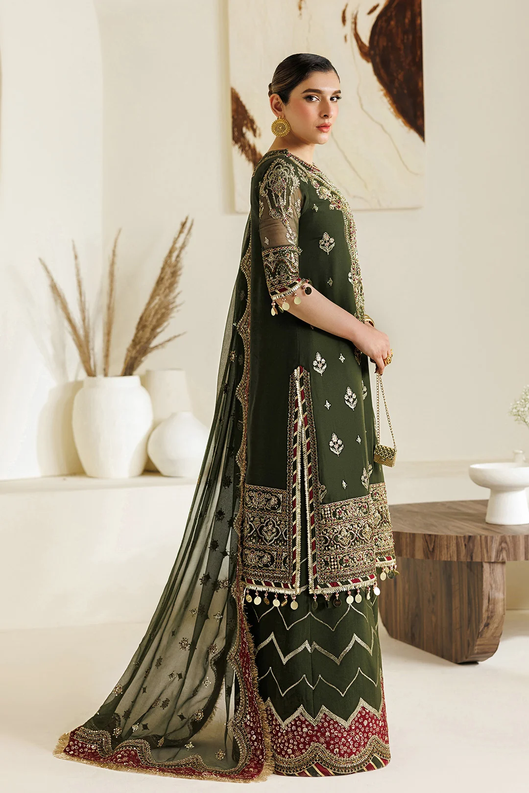 ALIZEH embroidered Collection,26 AF-BHM-4075-Hyan - Image 4