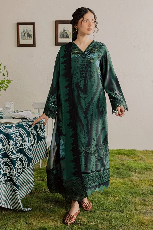 Nureh Gardenia embroidered Viscose-NSG 227