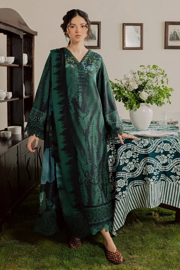 Nureh Gardenia embroidered Viscose-NSG 227 - Image 3