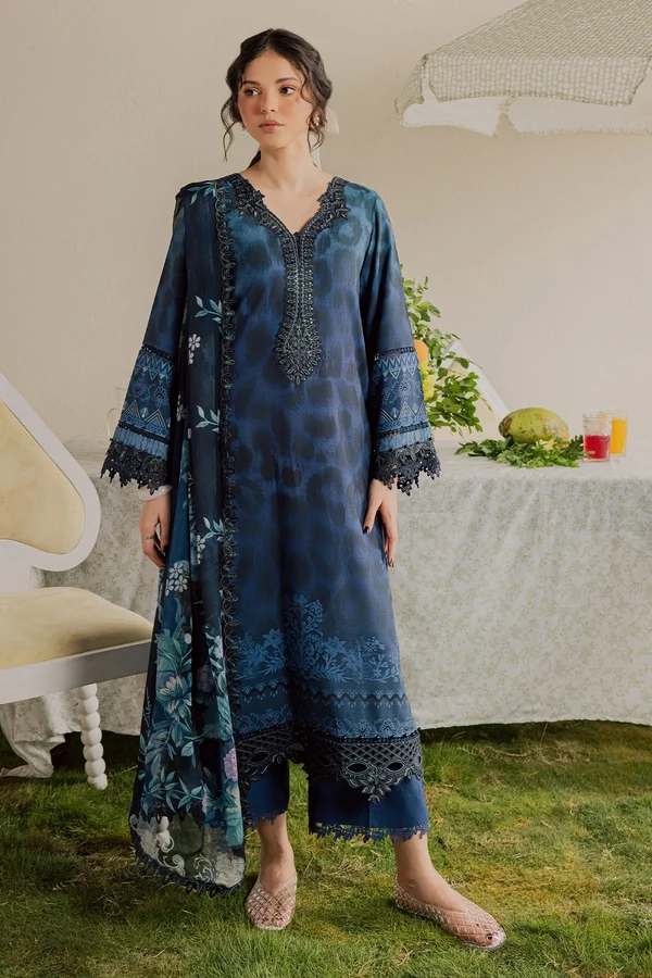 Nureh Gardenia embroidered Viscose-NSG 226