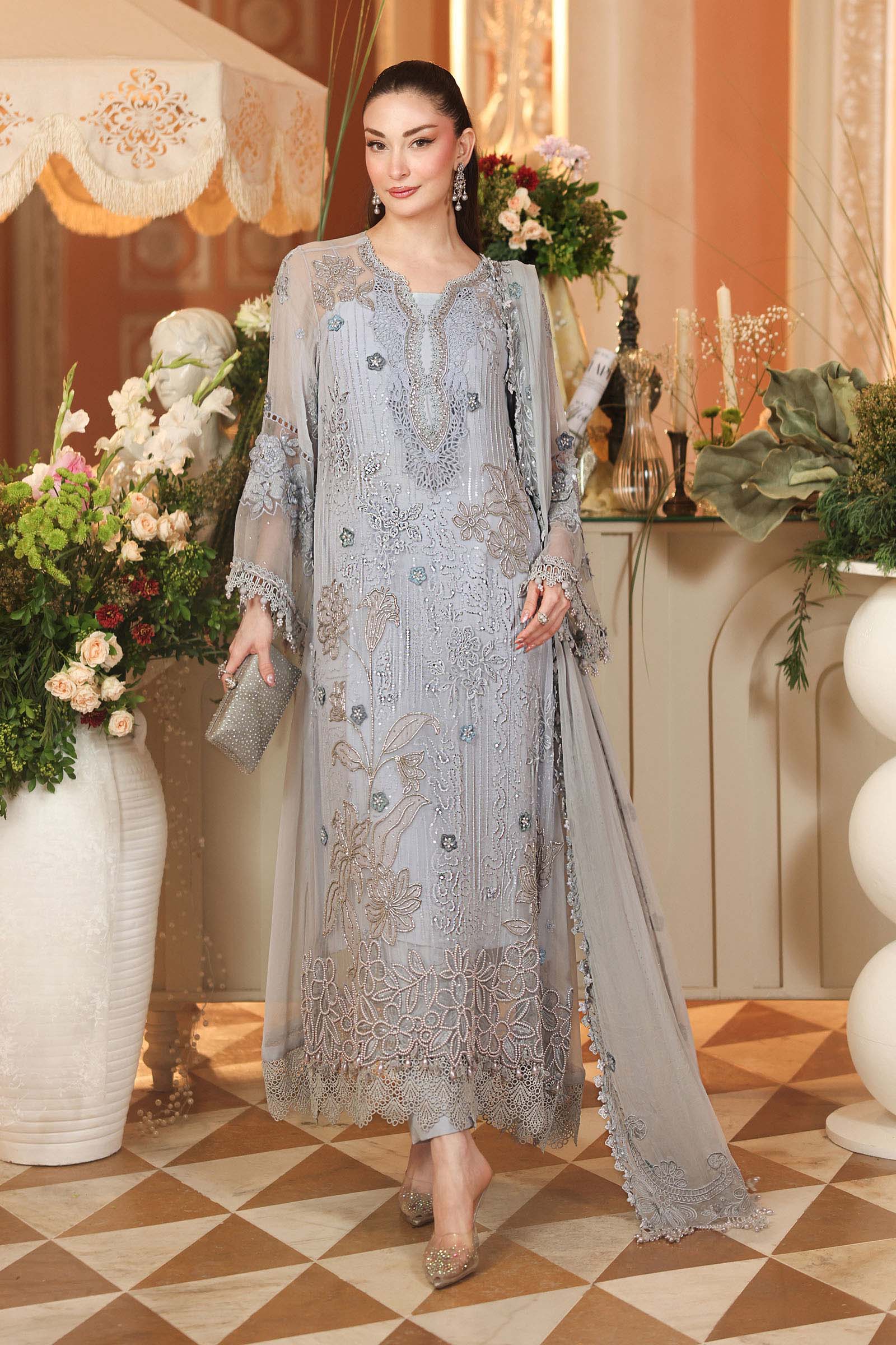 Maria B Chiffons '26-MPC-26-206-Muted Blue