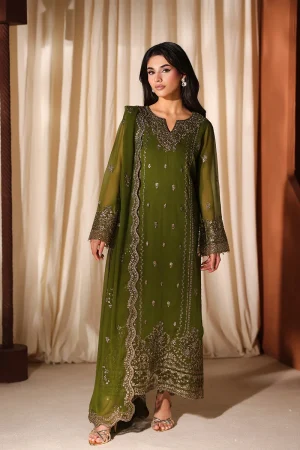 Azure Chiffon Formals '26-Imperial Olive