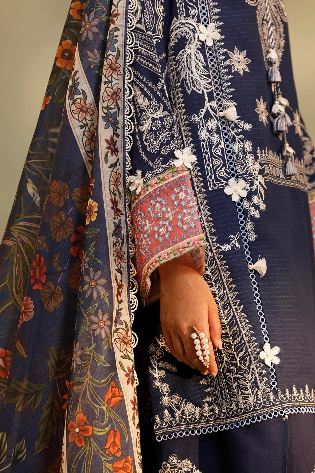 Sana Safinaz Muzlin Summer '26-M262-001B-CT - Image 2