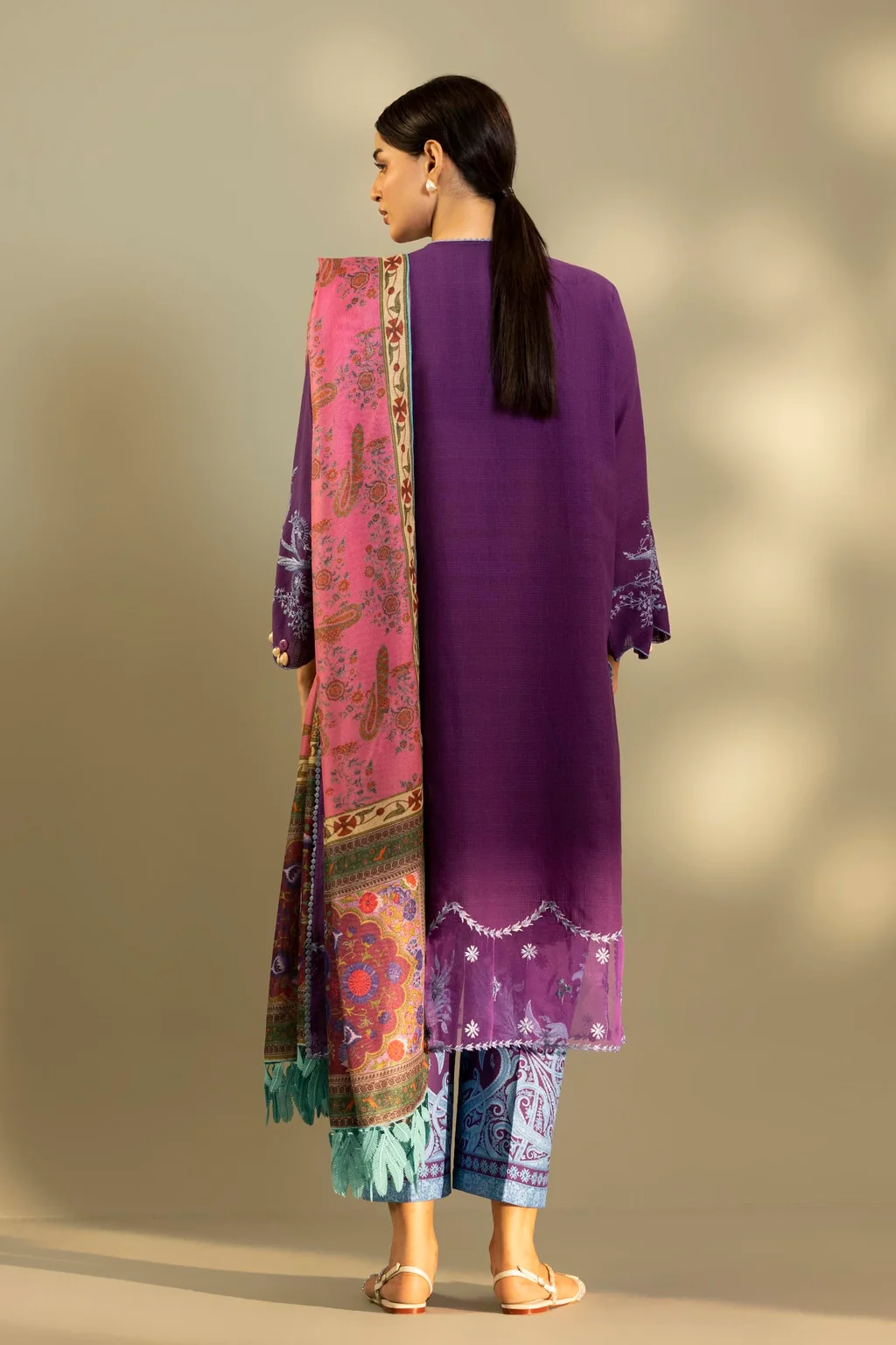 Sana Safinaz Muzlin Summer '26-M262-002B-DC - Image 3