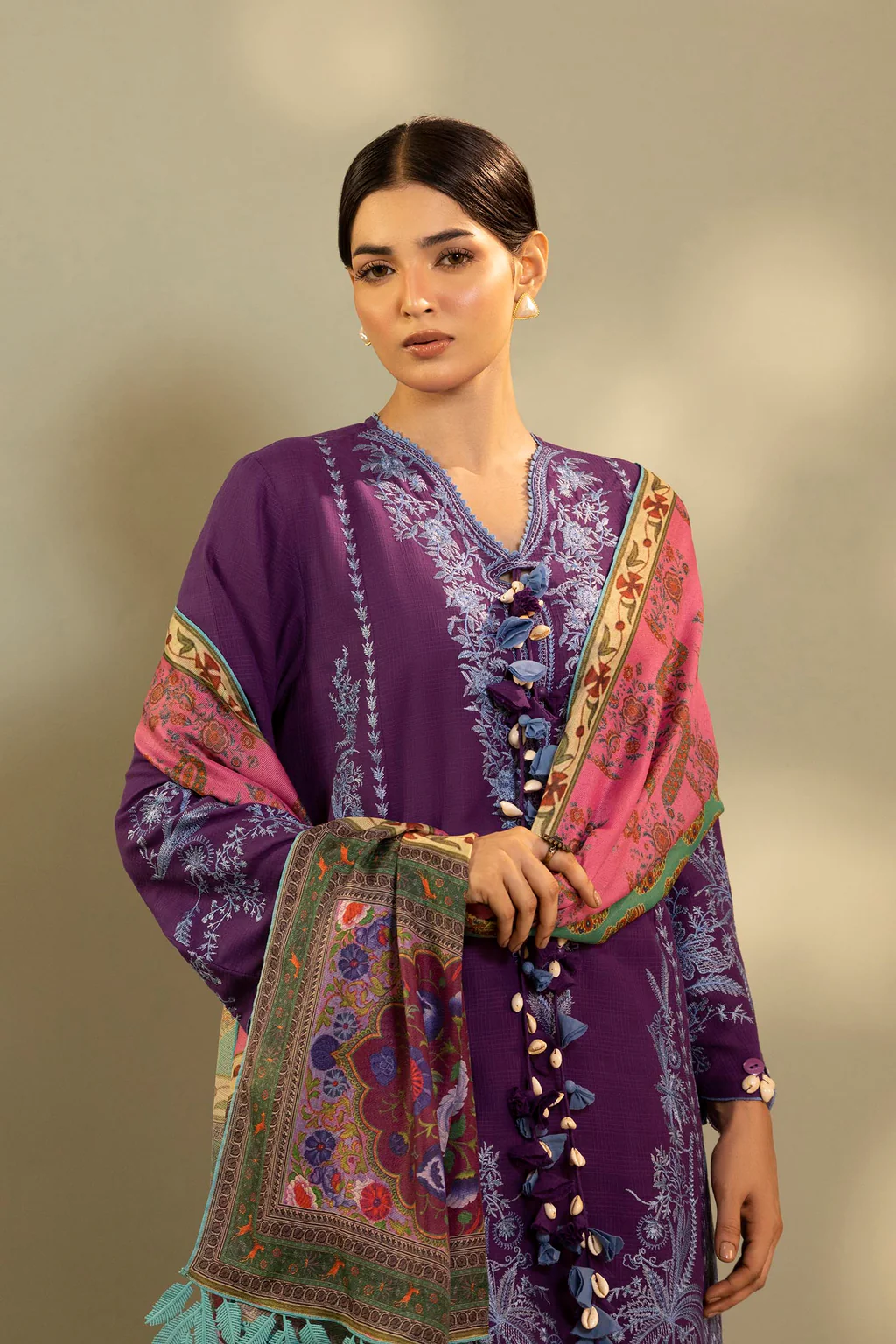Sana Safinaz Muzlin Summer '26-M262-002B-DC - Image 2