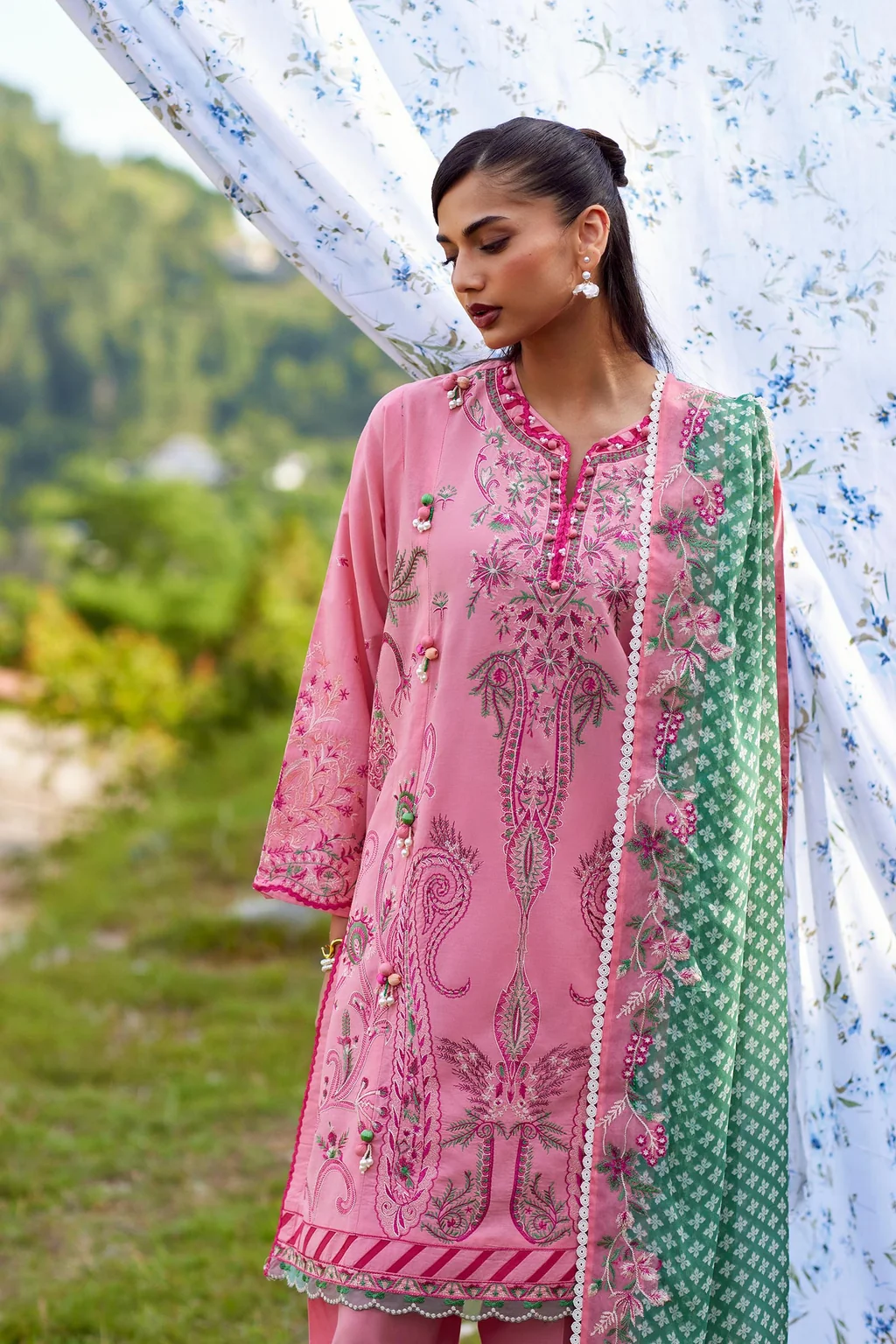 Sana Safinaz Muzlin Summer '26-M262-005A-CJ - Image 2