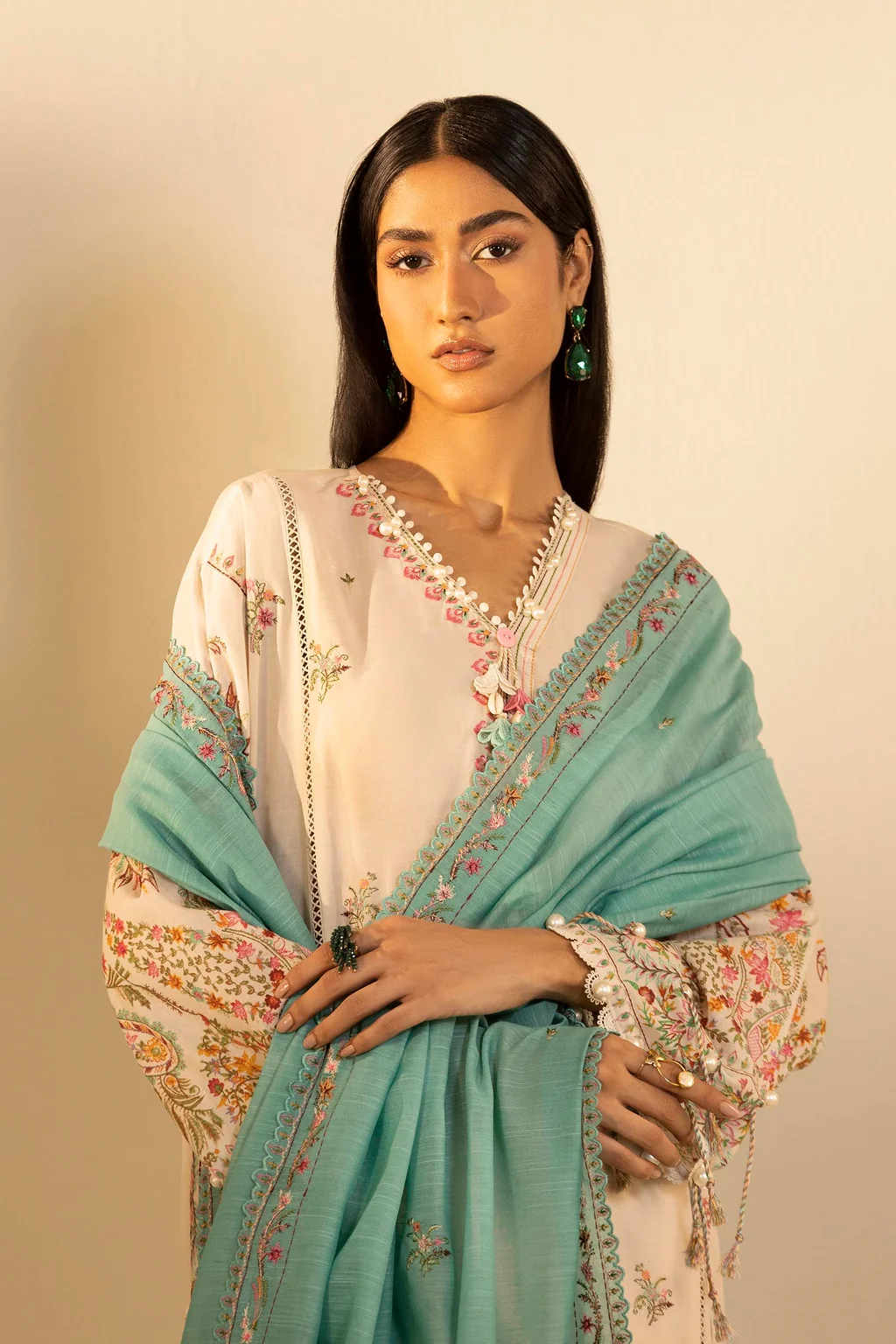 Sana Safinaz Muzlin Summer '26-M262-007A-DC - Image 2