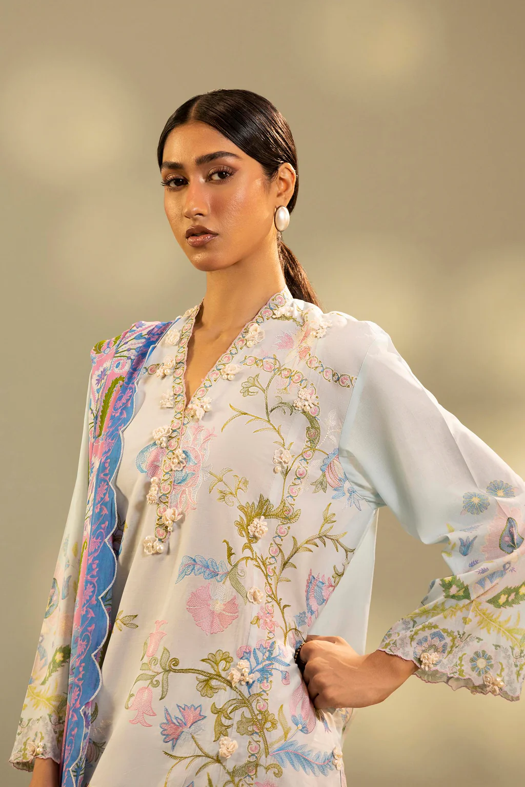 Sana Safinaz Muzlin Summer '26- M262-012B-CJ - Image 3