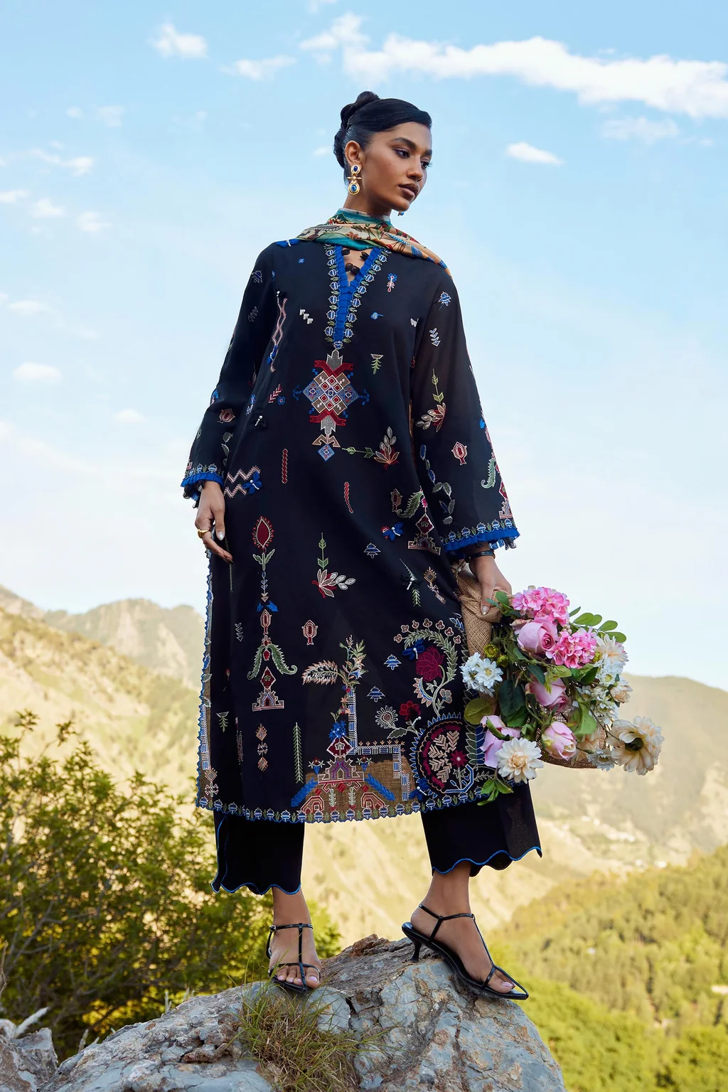 Sana Safinaz Muzlin Summer '26- M262-015B-CL - Image 3