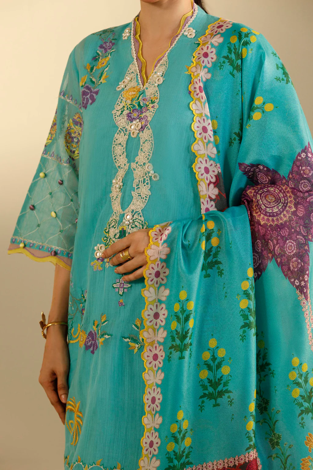 Sana Safinaz Muzlin Summer '26- M262-019A-CV - Image 2