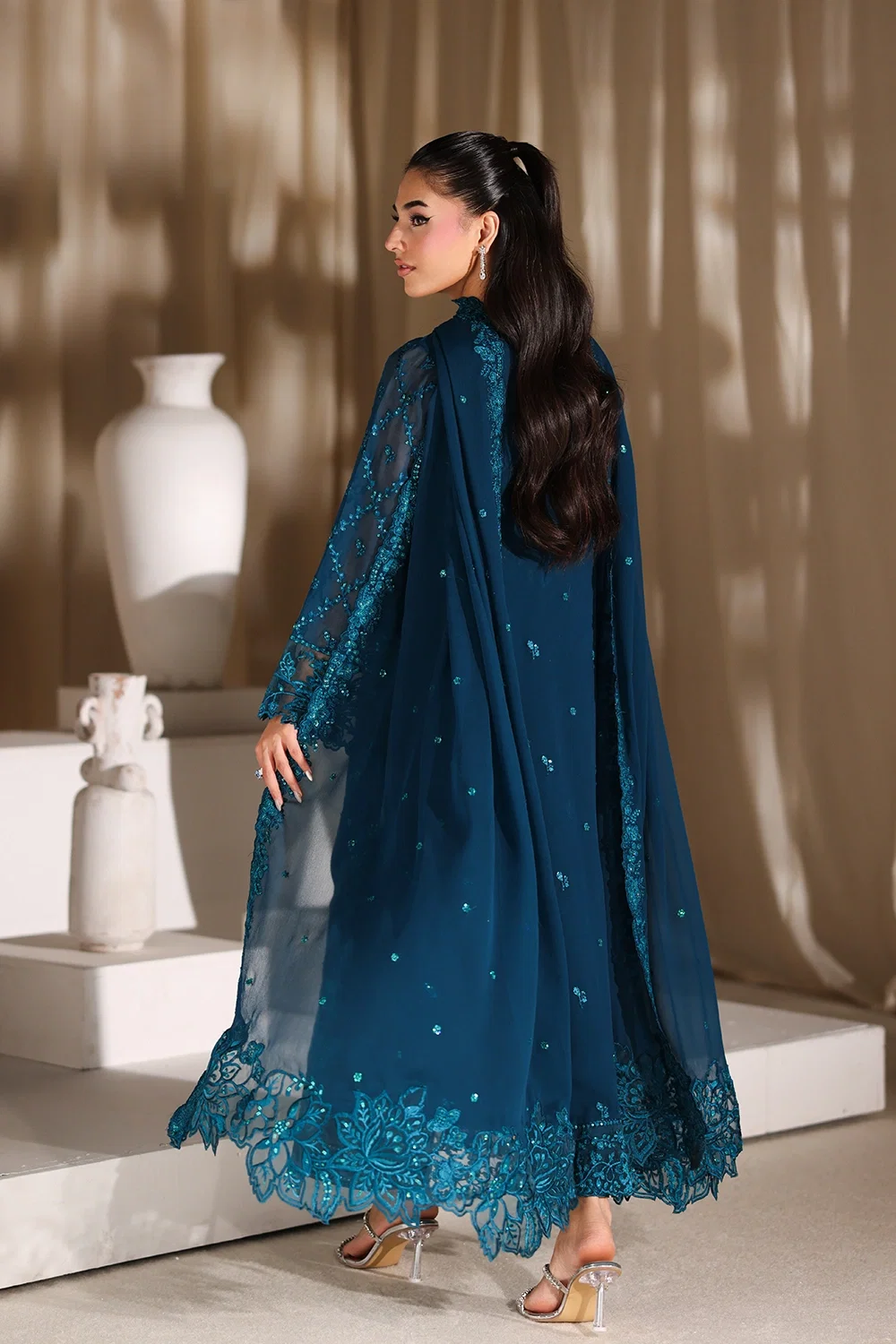 Azure Chiffon Formals '26-Majestic Teal - Image 3