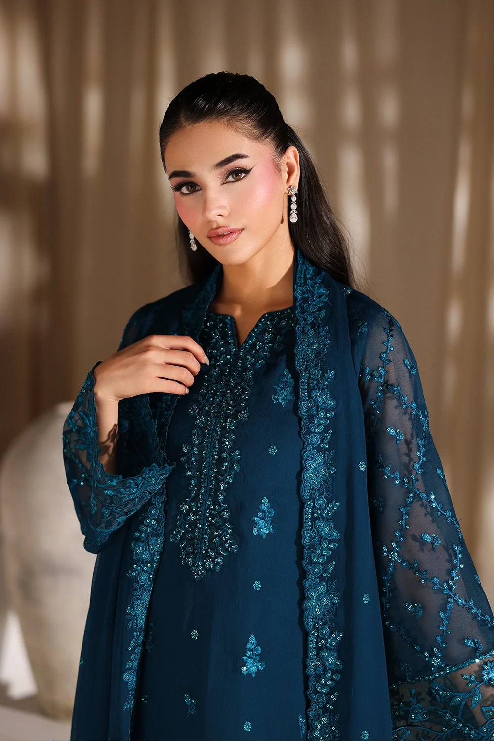 Azure Chiffon Formals '26-Majestic Teal - Image 4