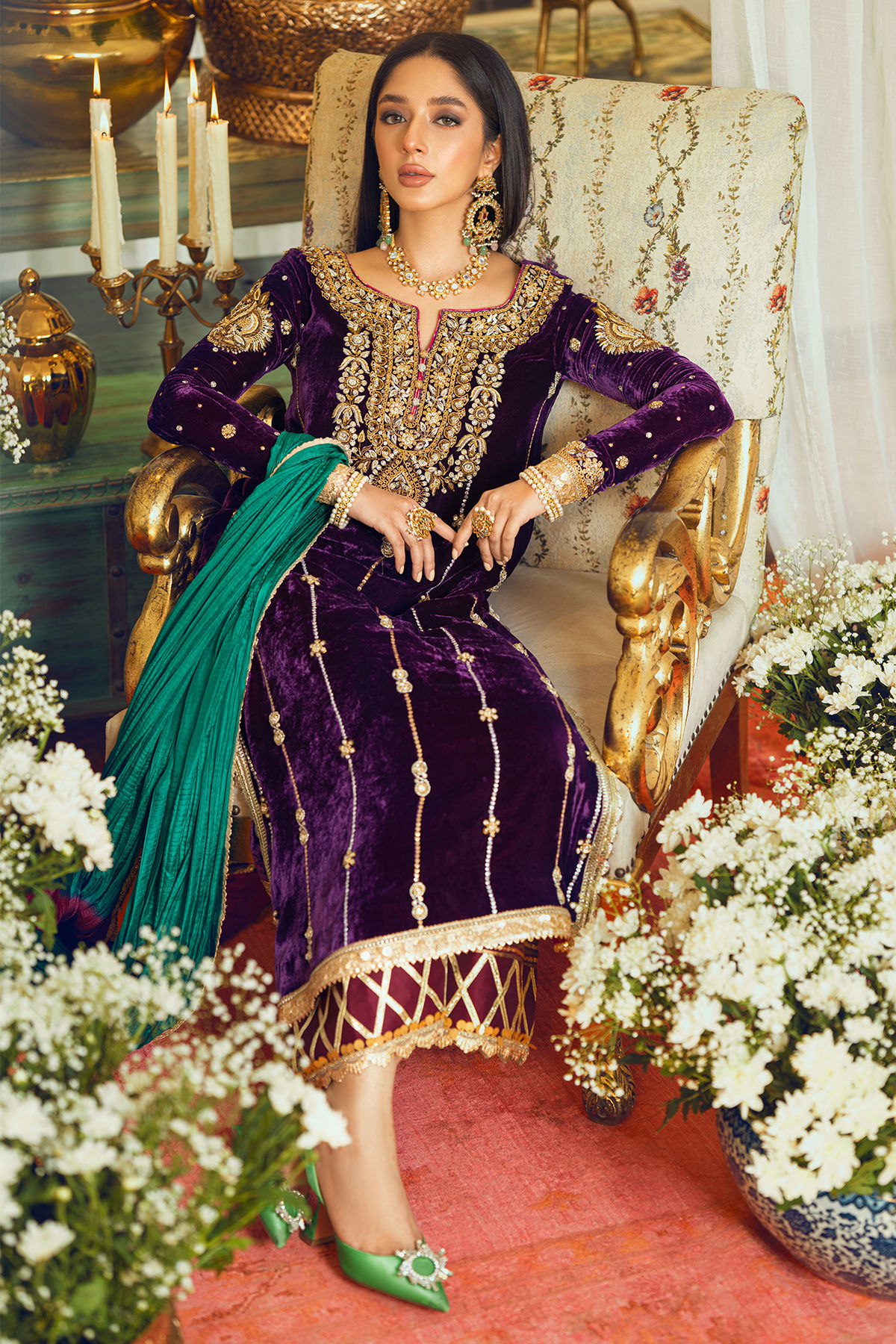 sabrangee velvet formals –Berna - Image 3