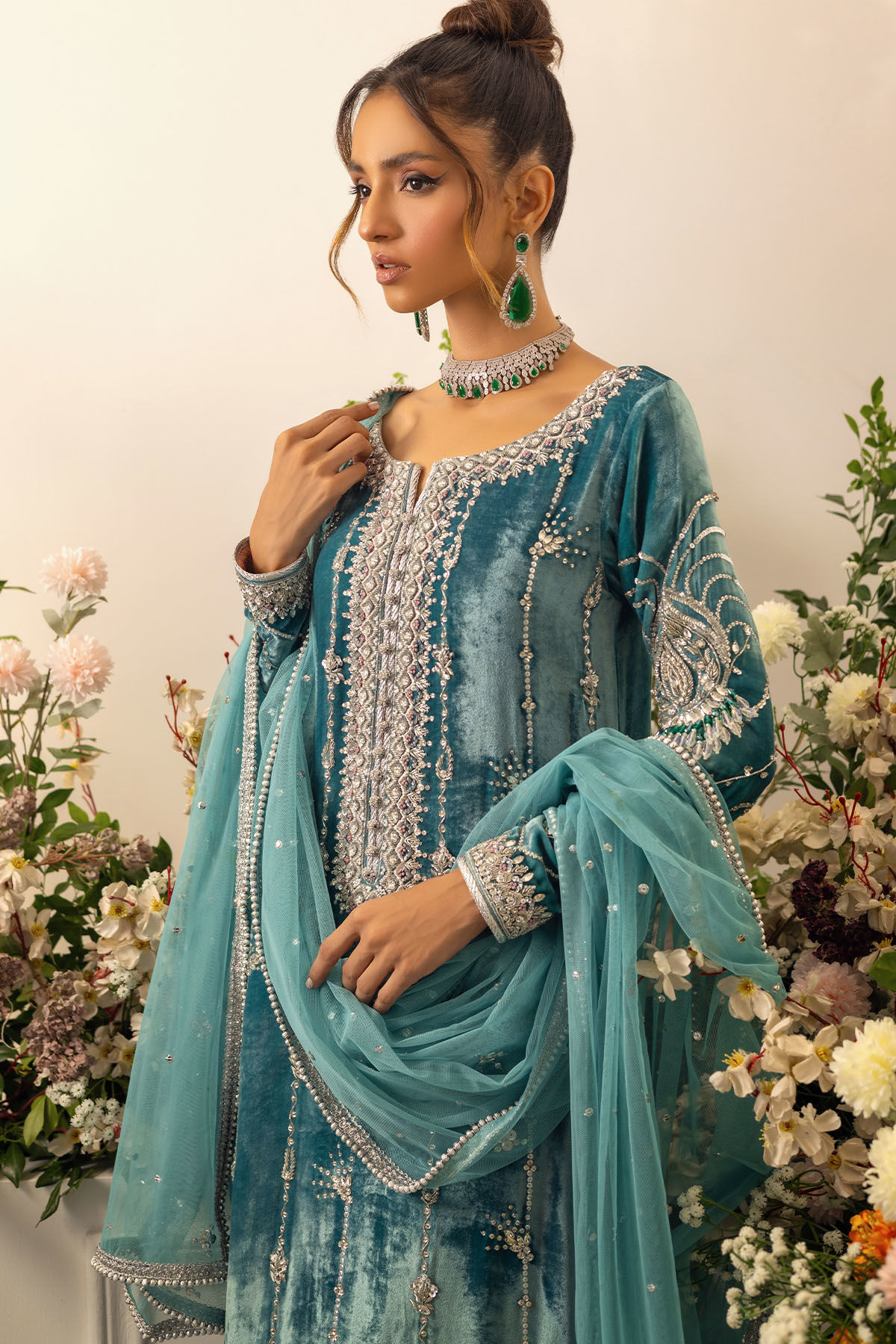 sabrangee velvet formals –Haniyah - Image 2