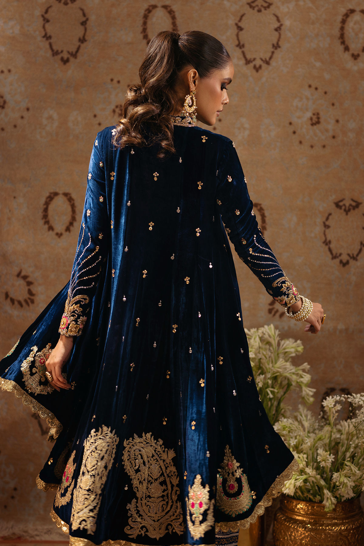 sabrangee velvet formals -Sheema - Image 3