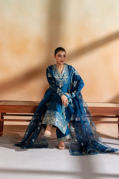 Emaan Adeel Elara Sheesha Silk '26-EDEN - Image 3