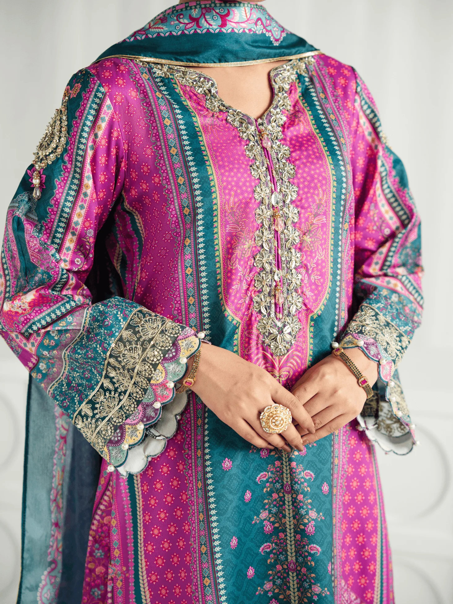 Gulaal Aira Printed Silk '26-Zeal - Image 3
