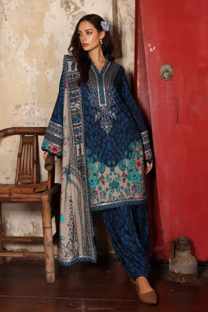 Charizma Aniq Embroidered Linen '26-ANW7 09
