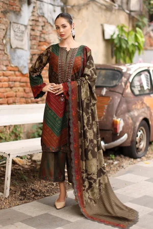 Charizma Aniq Embroidered Linen '26-ANW7 06