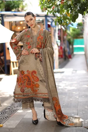 Charizma Aniq Embroidered Linen '26-ANW7 04