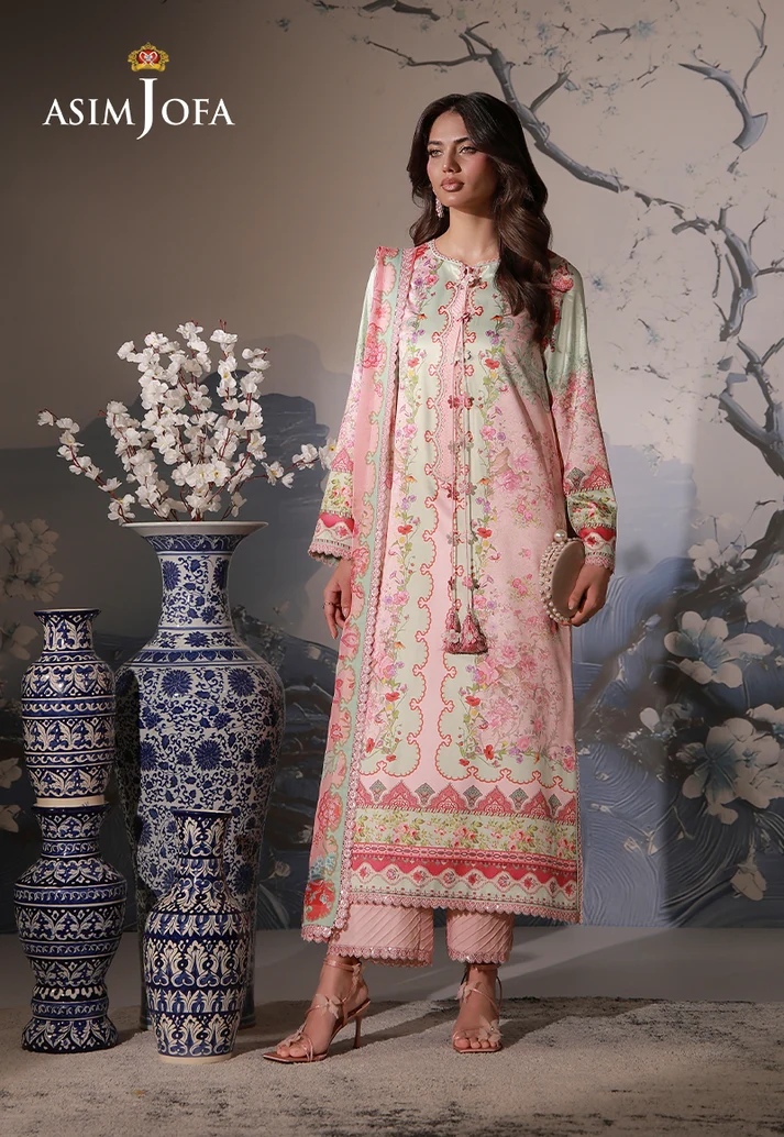 Asim Jofa Charmeuse Silk '26-AJCS-10