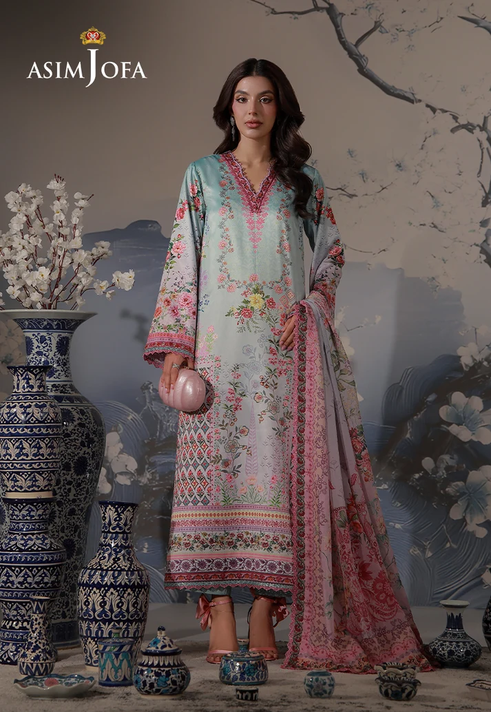 Asim Jofa Charmeuse Silk '26-AJCS-05