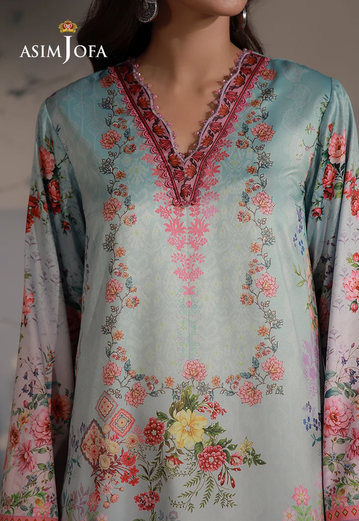 Asim Jofa Charmeuse Silk '26-AJCS-05 - Image 3