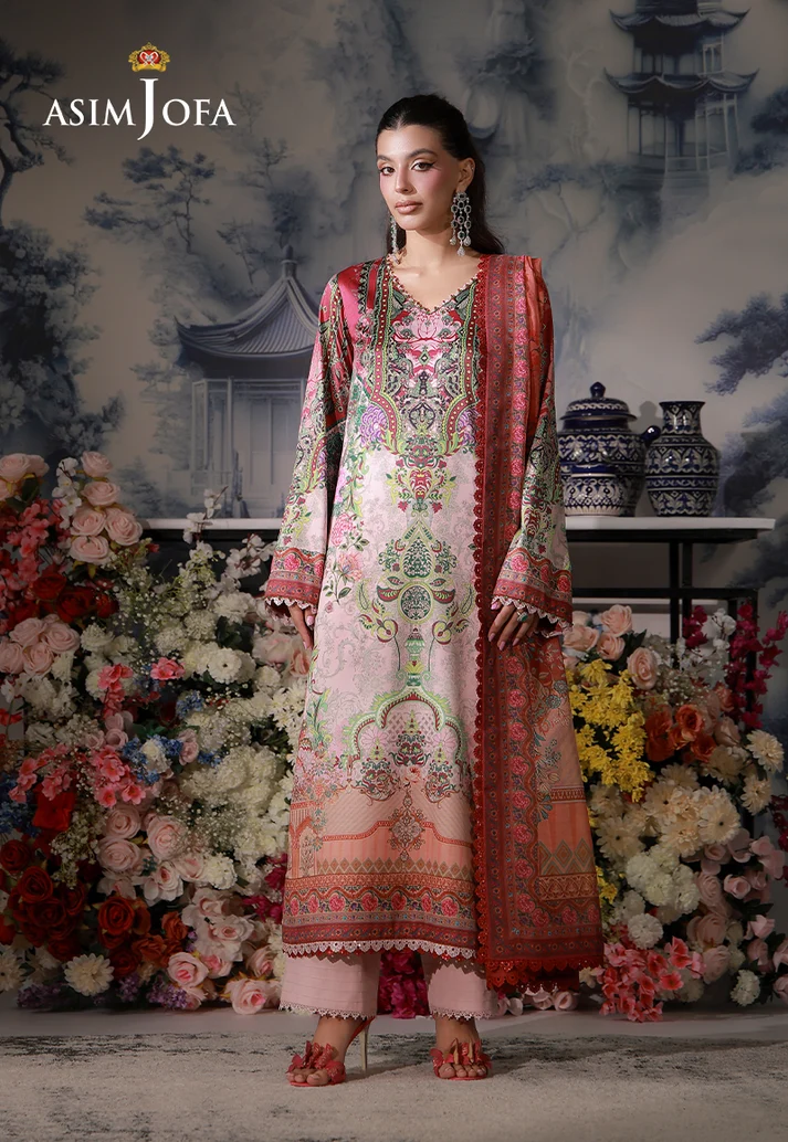 Asim Jofa Charmeuse Silk '26-AJCS-04