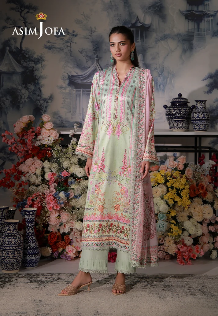 Asim Jofa Charmeuse Silk '26-AJCS-07