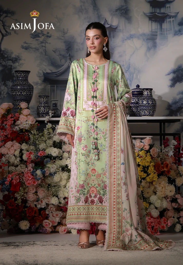 Asim Jofa Charmeuse Silk '26-AJCS-01