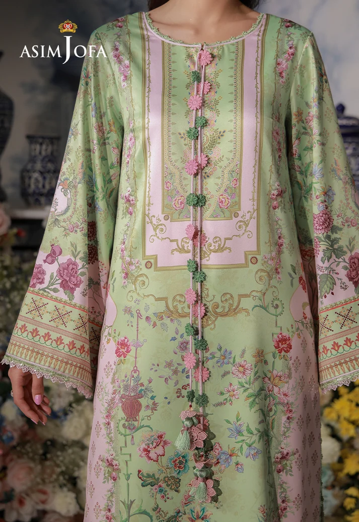 Asim Jofa Charmeuse Silk '26-AJCS-01 - Image 3