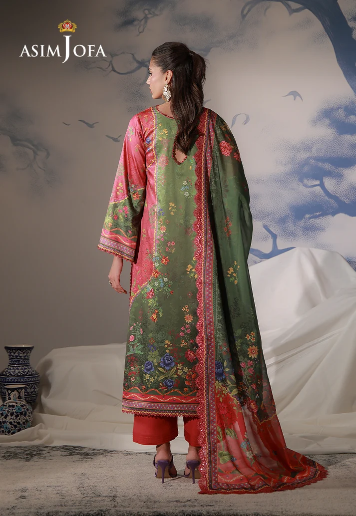 Asim Jofa Charmeuse Silk '26-AJCS-08 - Image 2