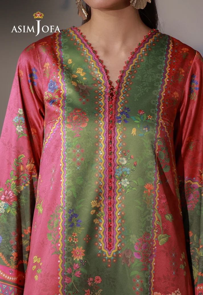 Asim Jofa Charmeuse Silk '26-AJCS-08 - Image 3